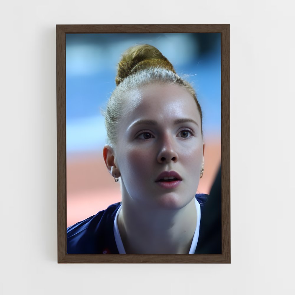 Poster L'Uniforme Azur – affiche Volleyball (vue 5)